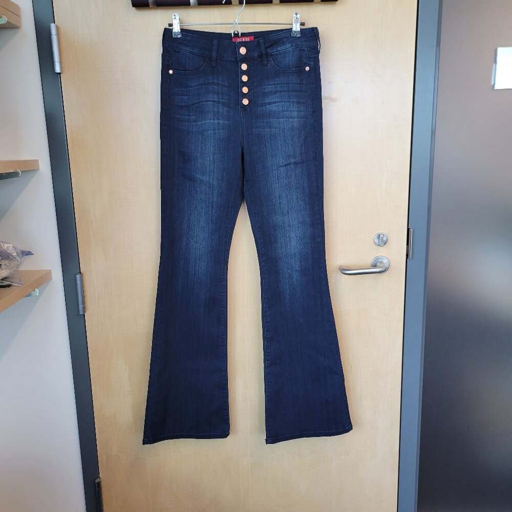 NWOT Guess Dark Wash Bell Bottom Jeans